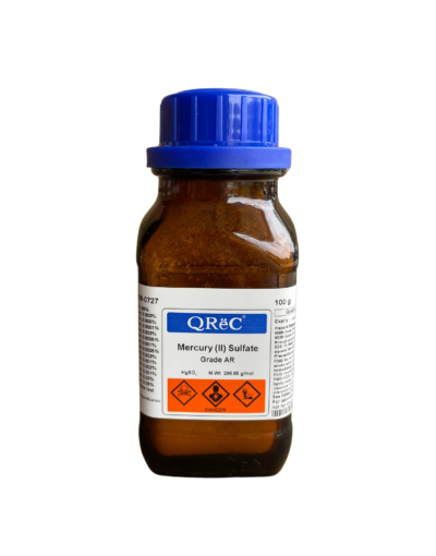 Mercury (II) sulfate AR.grade QRëC Newzealand